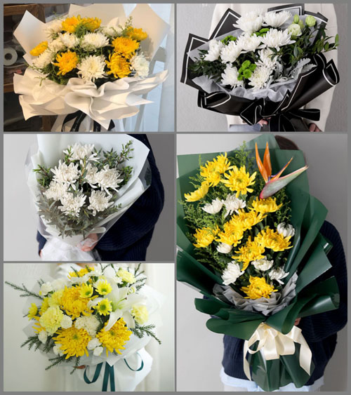 安徽阜阳市临泉县鲖城镇白事花束代送